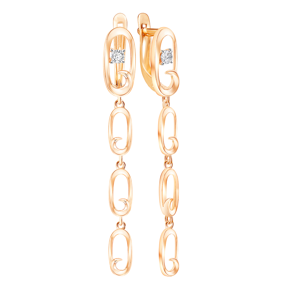 Серьги из золота ZOLOTYE UZORY 04-52-0566-00