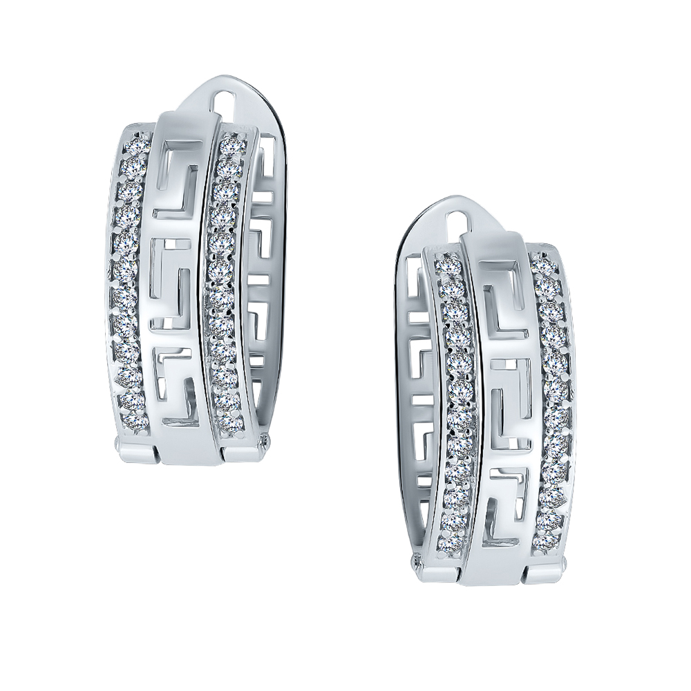 Серьги из серебра KOLIBRI 301182