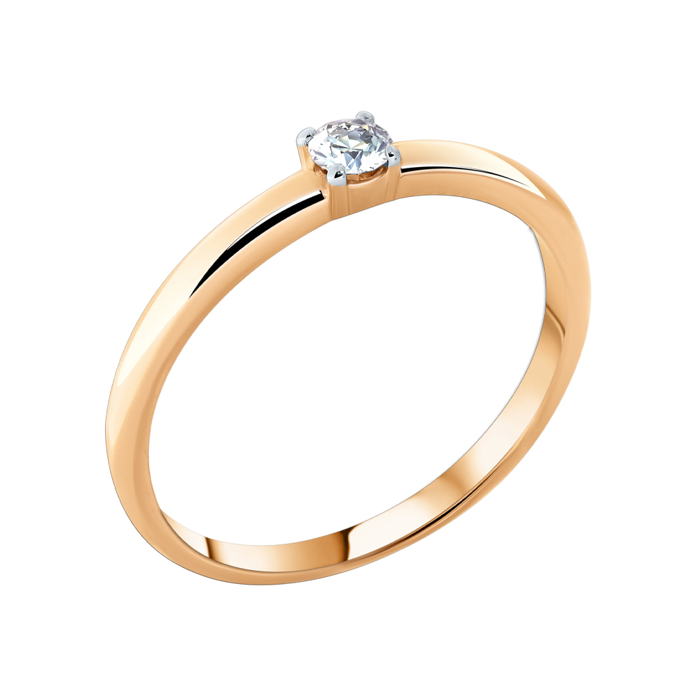 Кольцо помолвочное с бриллиантом АРИНА 1030651-11240