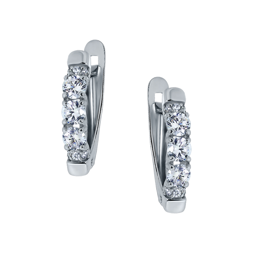 Серьги из золота DEL'TA б126257