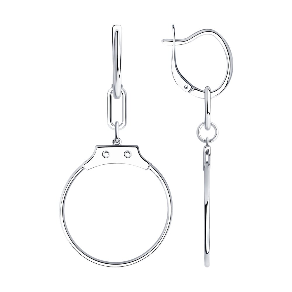 Серьги из серебра SOKOLOV 94025131