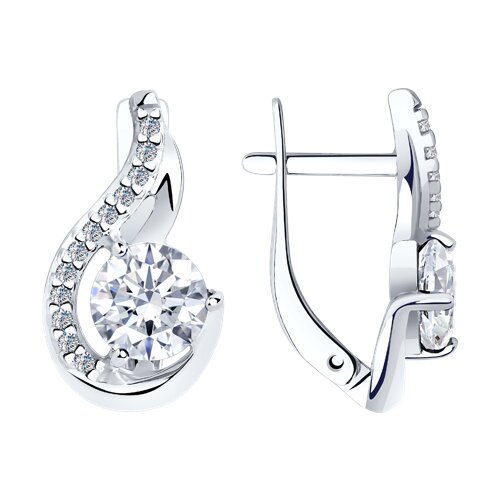 Серьги из серебра SOKOLOV 94-120-00013-1