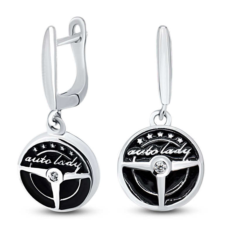 Серьги из серебра Silver wings 22EL02W-148