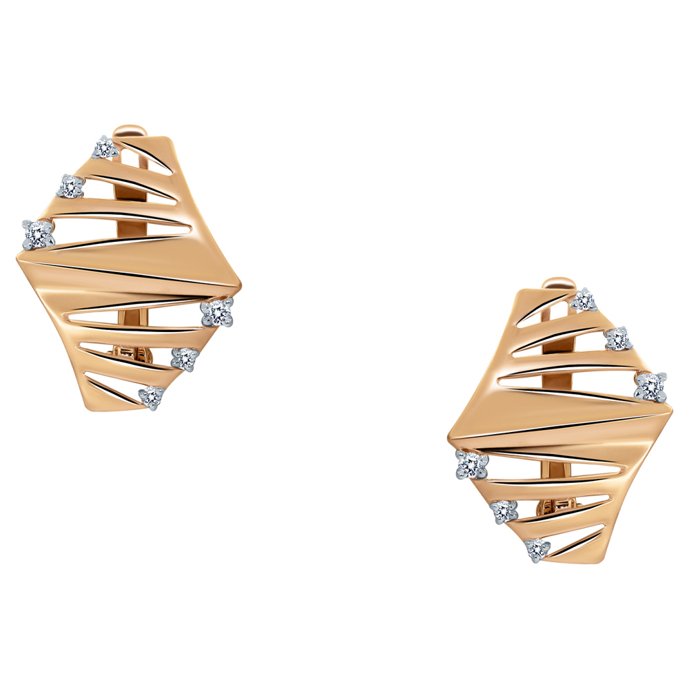 Серьги из золота RUSGOLDART 2508107 1 1 1