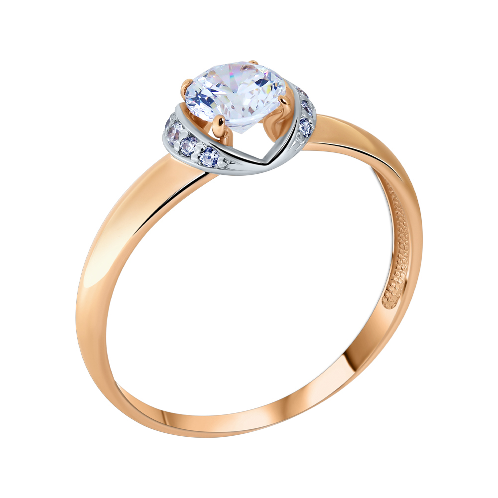Кольцо помолвочное из золота RUSGOLDART 1154107 1 1 1