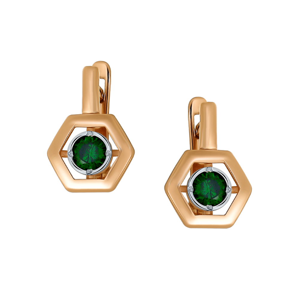 Серьги детские из золота DEL'TA 124116/ф