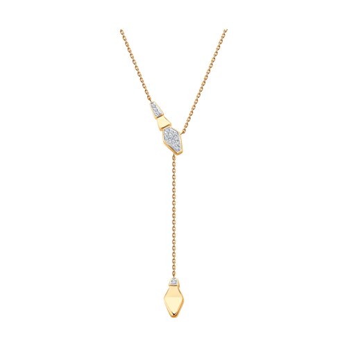 Колье с бриллиантом SOKOLOV 1070413