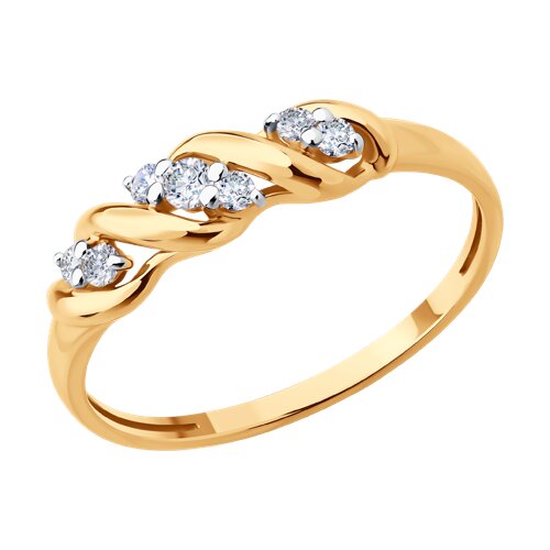 Кольцо из золота SOKOLOV 019588