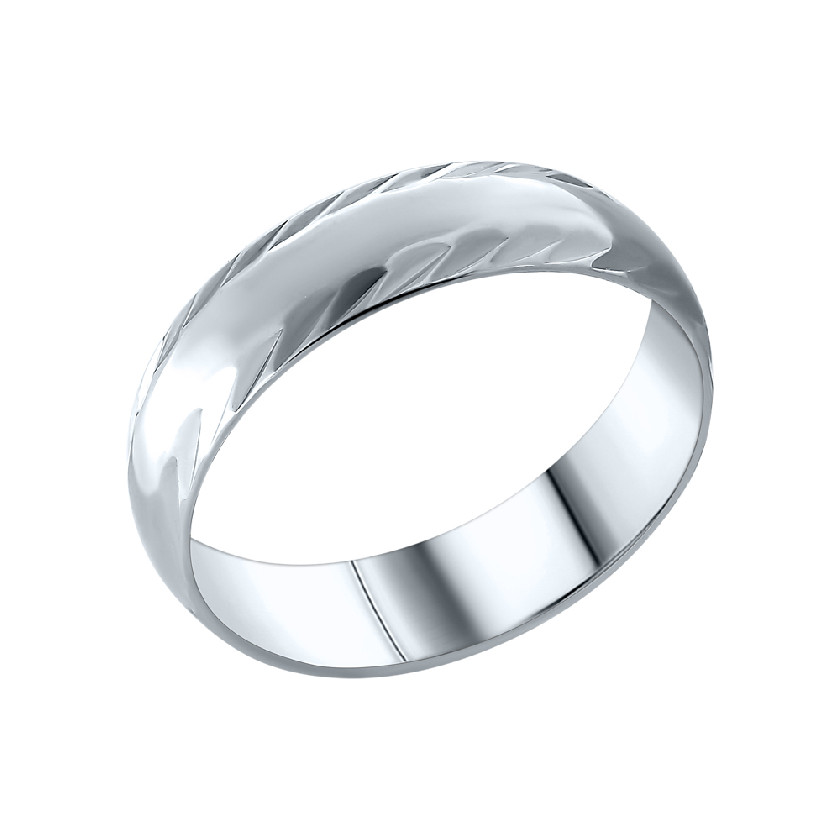 Кольцо обручальное из серебра SVETLOV 14-2075-23-00