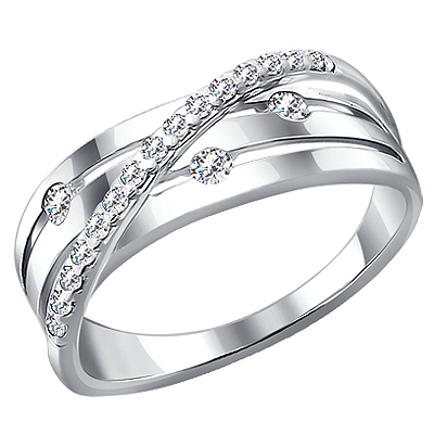 Кольцо из серебра SOKOLOV 94010513