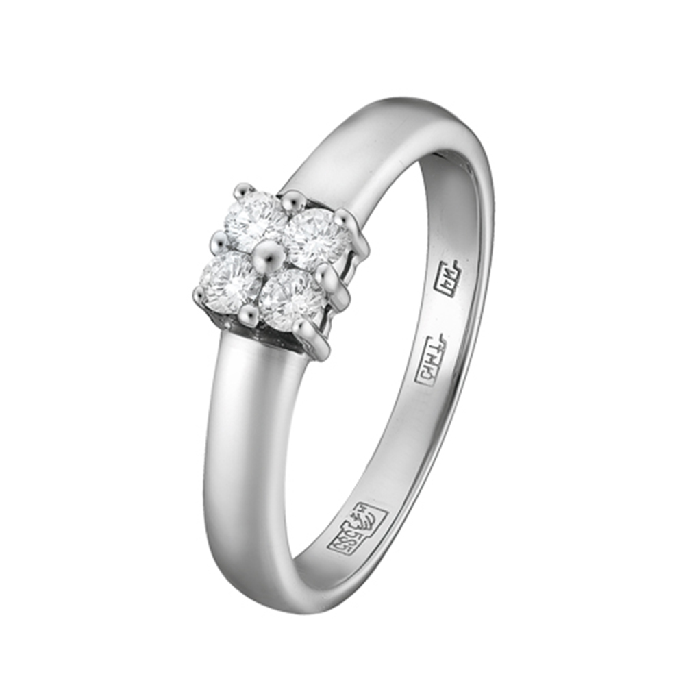 Кольцо с бриллиантом МЭЮЗ 73764