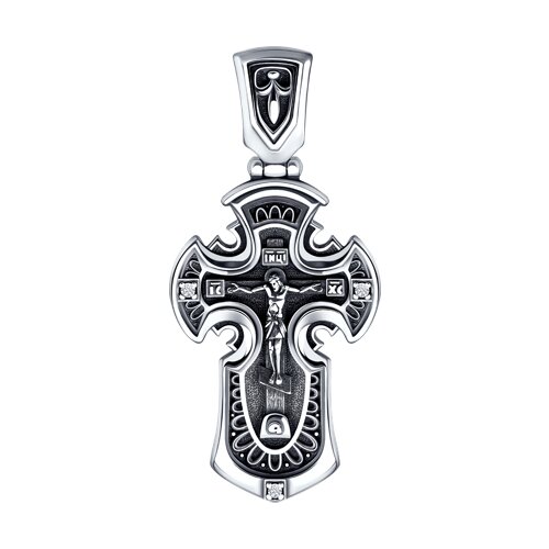 Подвеска крест из серебра SOKOLOV 95120063