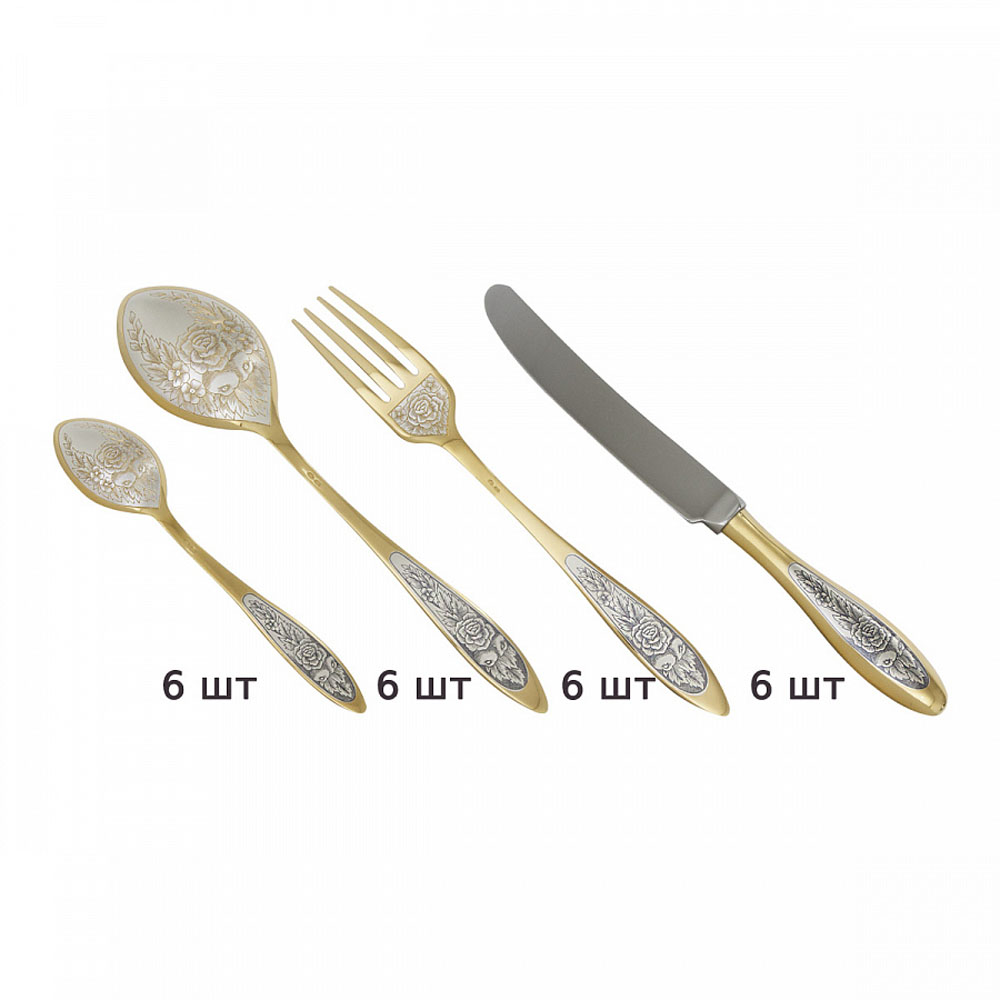 Столовый набор из серебра 40190101К04