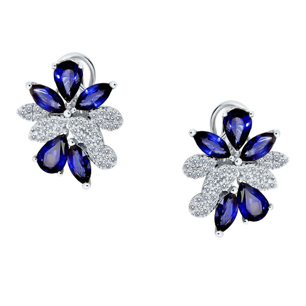 Серьги с бриллиантом SARGON E1116-1011