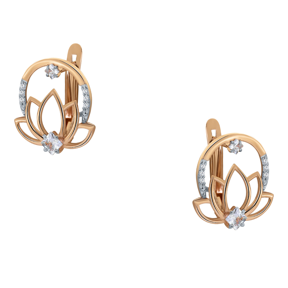 Серьги из золота RUSGOLDART 2539707 1 1 1