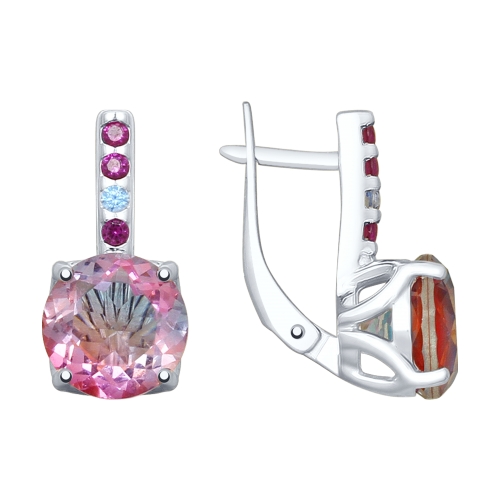 Серьги из серебра SOKOLOV 92021924