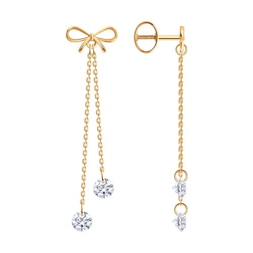 Серьги пуссеты из золота SOKOLOV 0200611