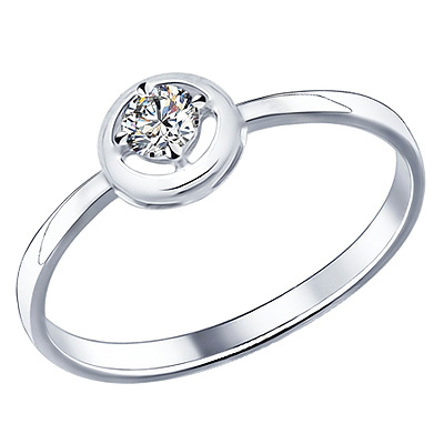 Кольцо из серебра SOKOLOV 94011569