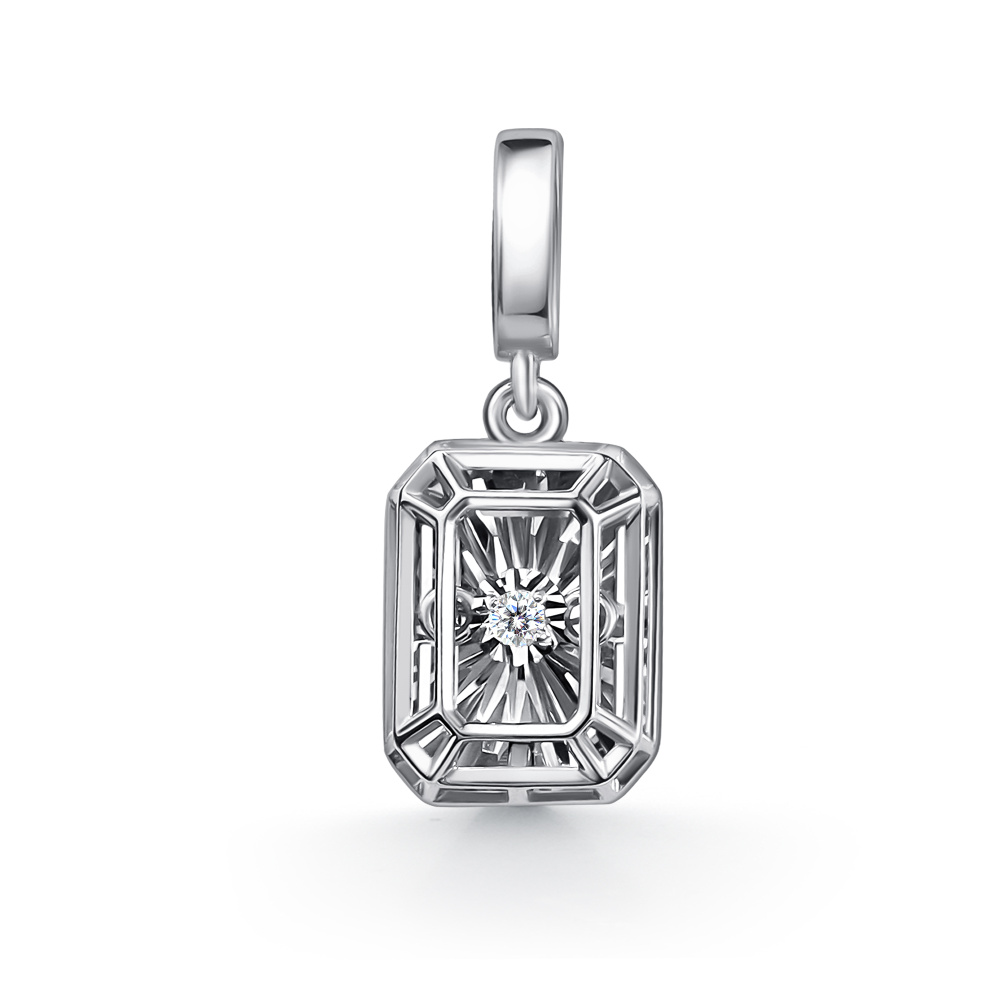 Подвеска с бриллиантом grigoriev 03-12-51379-11-00