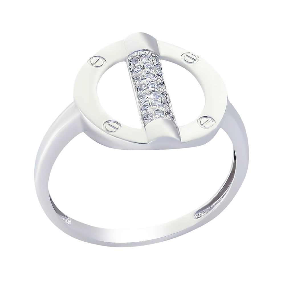 Кольцо из серебра CORONA к4388