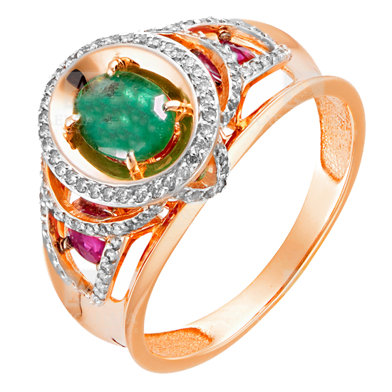 Кольцо с бриллиантом АЛЕКСАНДРА 2011893