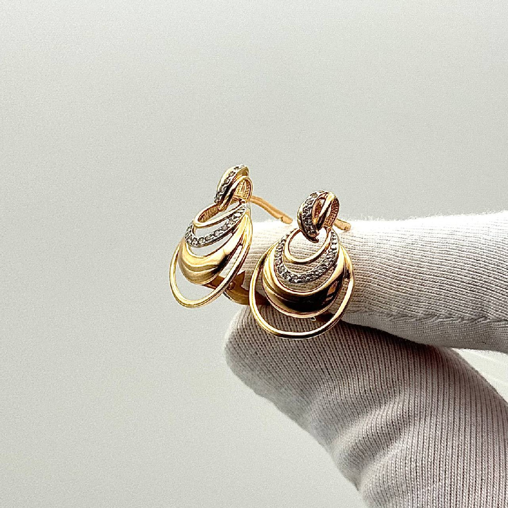 Серьги из золота RUSGOLDART 2660507 1 1 1