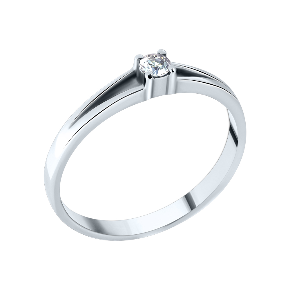 Кольцо помолвочное с бриллиантом АРИНА 1016331-21240