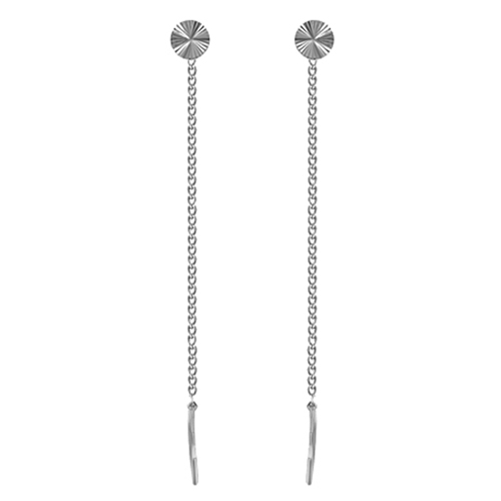 Серьги продежки из серебра ЗОЛОТОЙ МЕРКУРИЙ пс-068цр-110