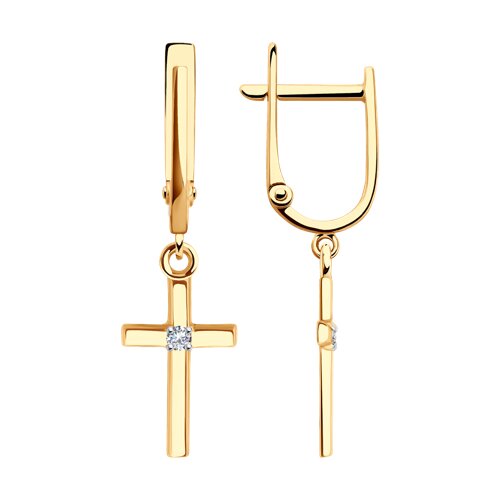 Серьги из золота SOKOLOV 51-121-02598-1