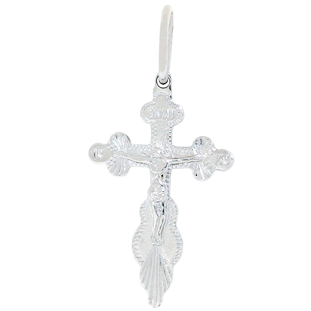 Подвеска крест из серебра Аврора 84172