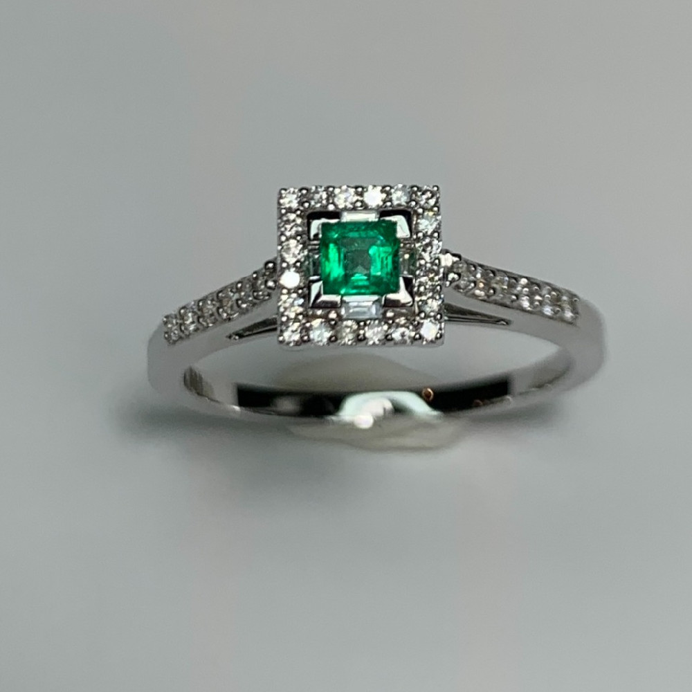 Кольцо с бриллиантом 2199R-W11