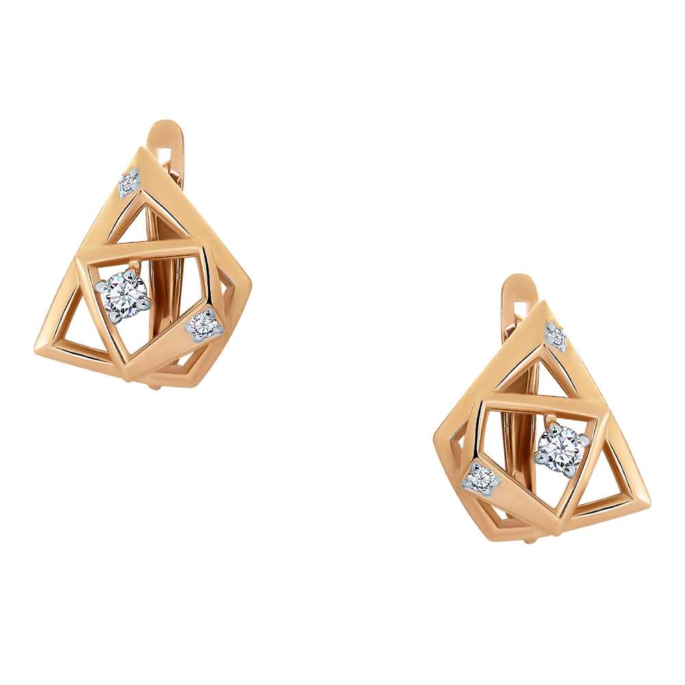 Серьги из золота RUSGOLDART 2536907 1 1 1