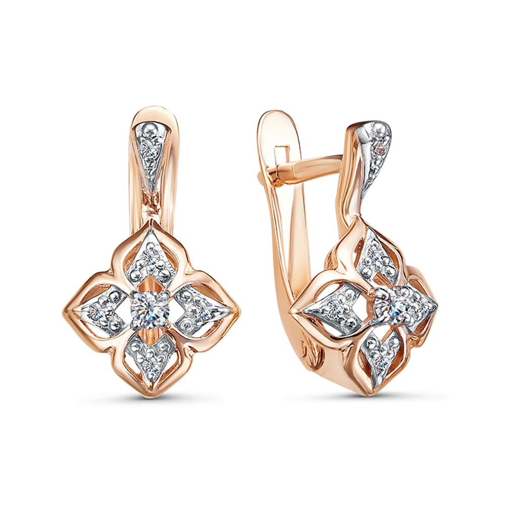 Серьги из золота RUSGOLDART 2555907 1 1 1