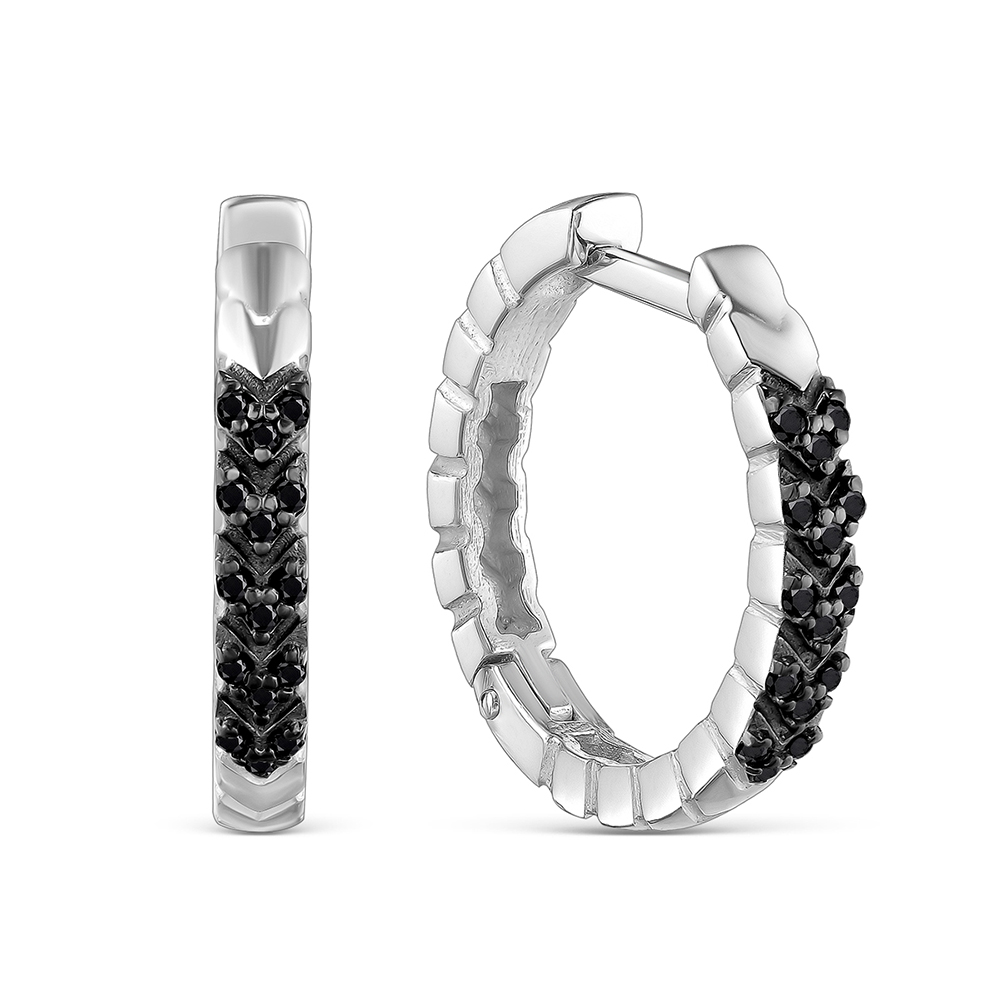 Серьги из серебра Серебро России С-7266рчр216