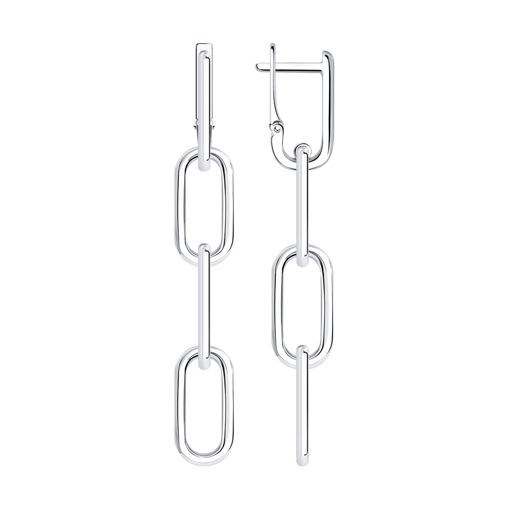 Серьги из серебра SOKOLOV 94024310