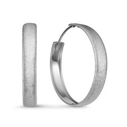 Серьги кольца из серебра DEL'TA с520108/40