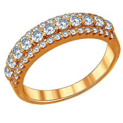 Кольцо из серебра SOKOLOV 93010402