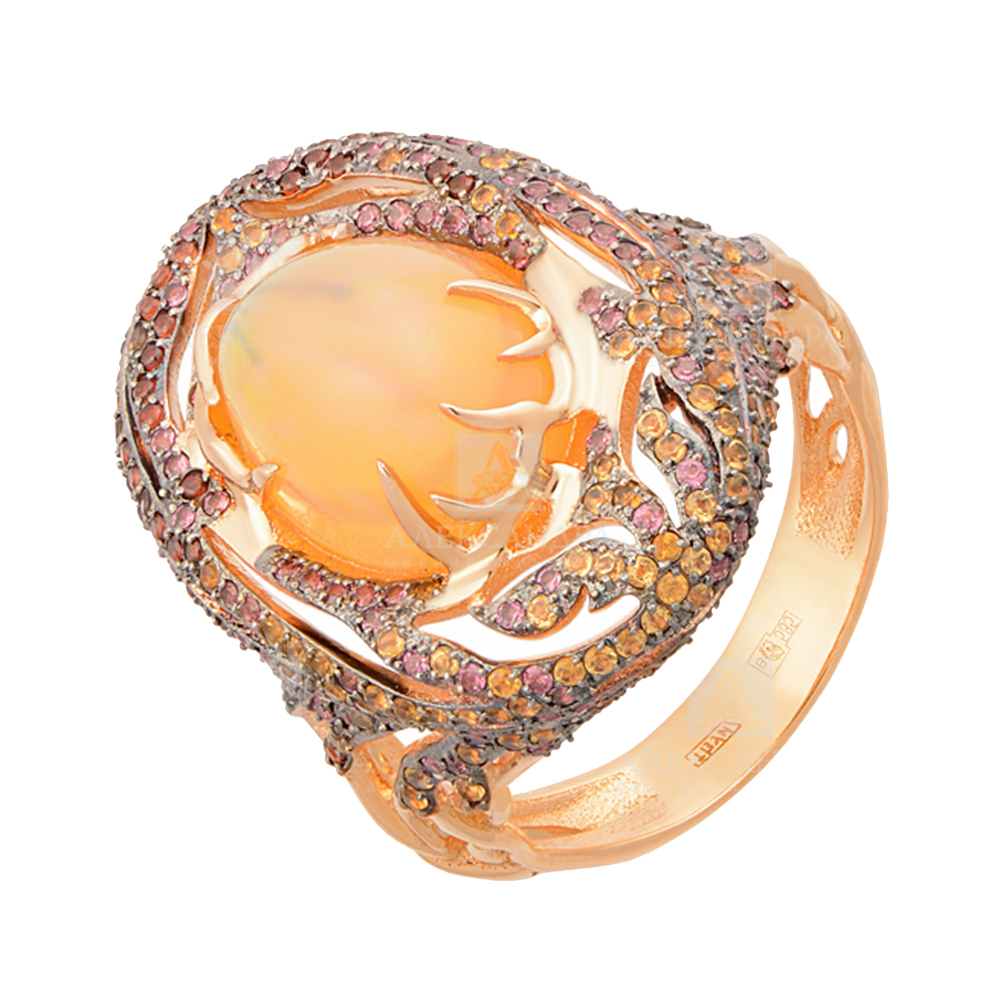 Кольцо с бриллиантом АЛЕКСАНДРА 8011763