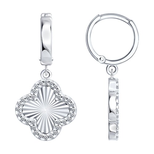 Серьги из серебра SOKOLOV 94027287
