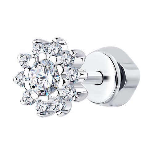 Серьга из серебра SOKOLOV 94170148