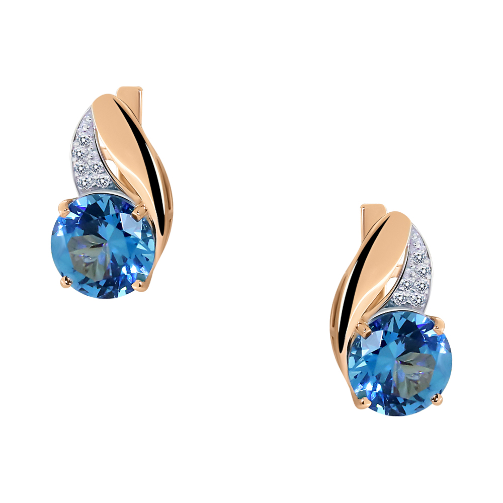 Серьги из золота Maskom 200-1439_tpsst-201