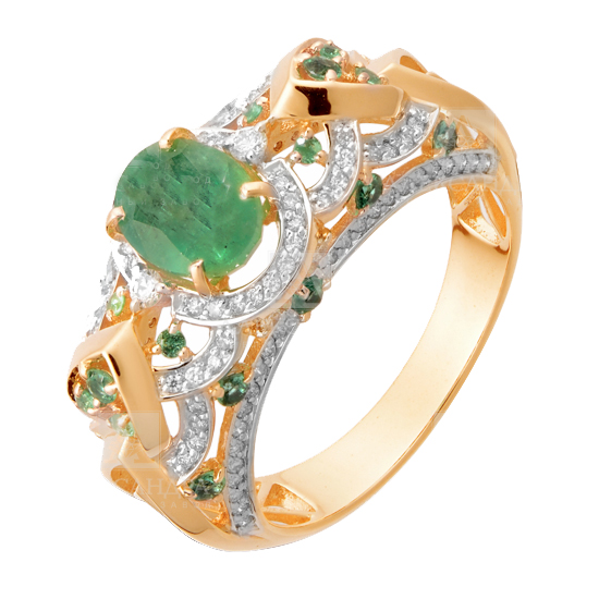 Кольцо с бриллиантом АЛЕКСАНДРА 2011832