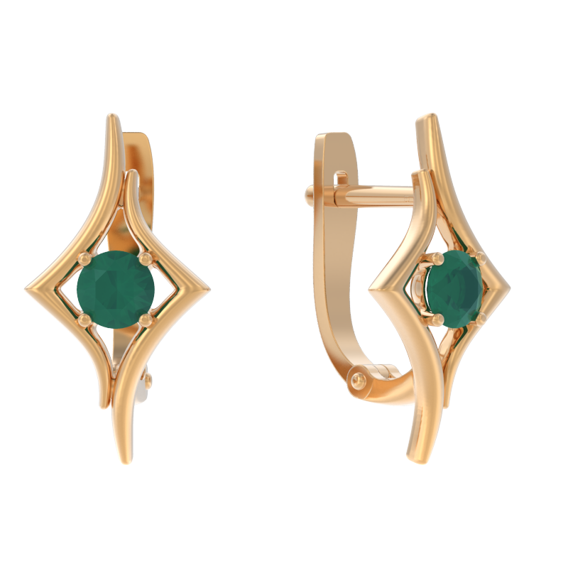 Серьги из золота АРИНА 1054512-11290-Y