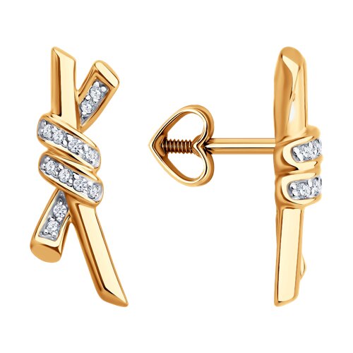 Серьги из золота SOKOLOV 51-122-02971-1