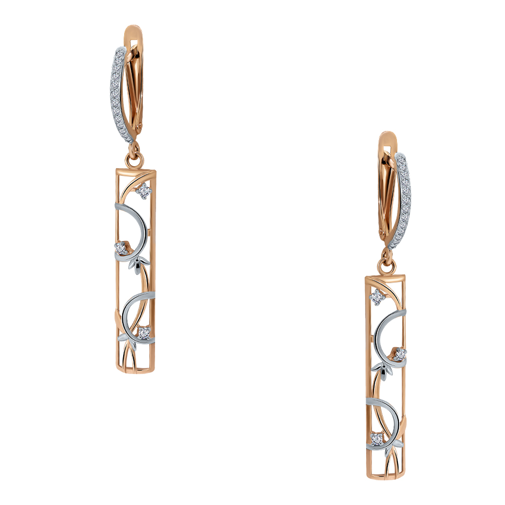 Серьги из золота RUSGOLDART 2538007 1 1 1