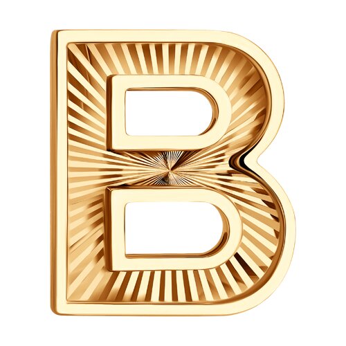 Подвеска буквы из золота SOKOLOV 51-130-00372-1