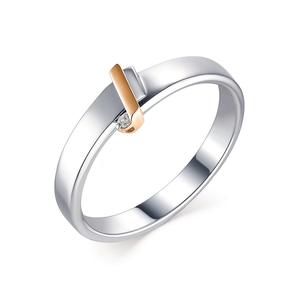 Кольцо из серебра АЛЬКОР 01-1670/000Б-00