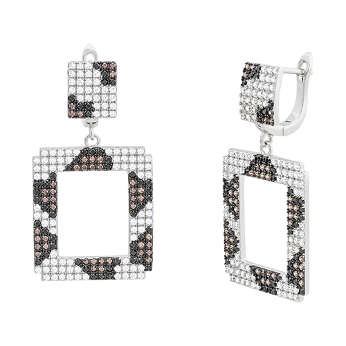 Серьги из серебра Silver Sky SE36215