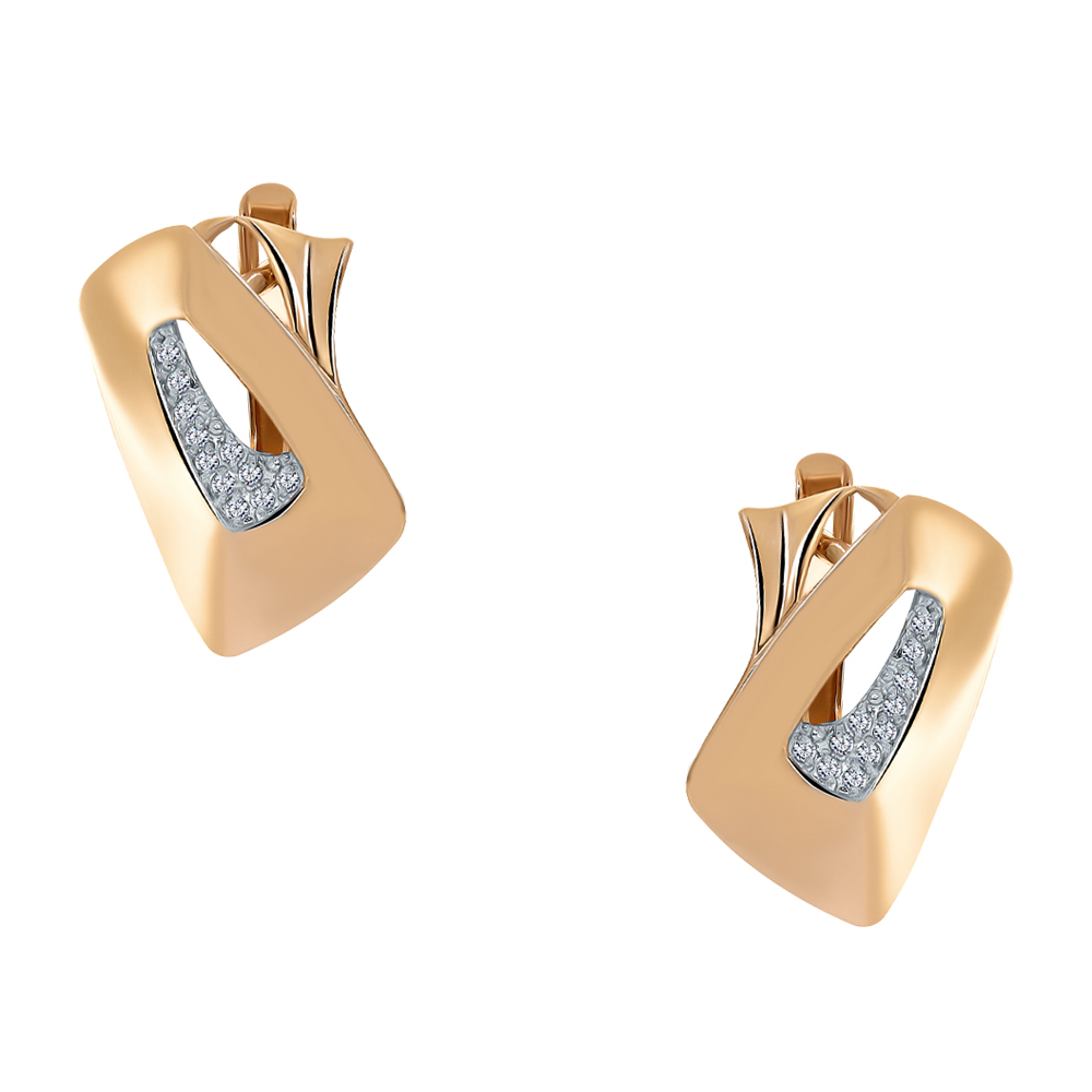 Серьги из золота АЛЕКСАНДРА кл4020а-01