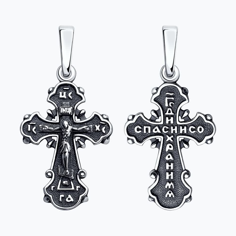 Подвеска крест из серебра SOKOLOV 95120055